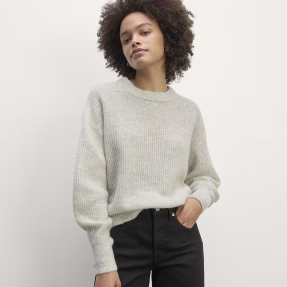 Everlane Sweaters - Women's Everlane Alpaca Cocoon Crew Sweater